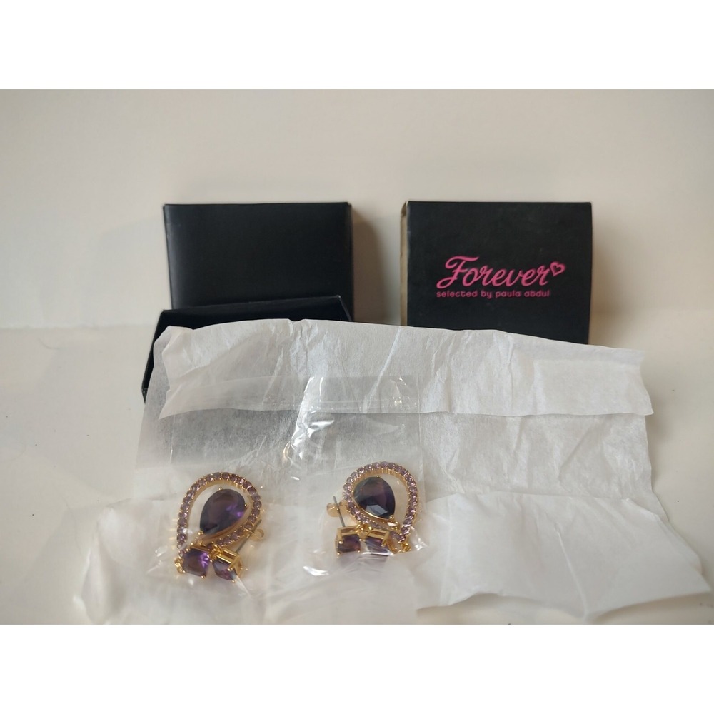 Forever Paula‎ Abdul earrings pendant New